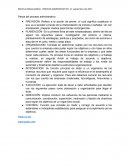 Pasos del proceso administrativo.