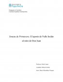 El aporte de Valle-Inclán en el arquetipo de Don Juan