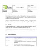 El Plan de Actuación para Casos de Emergencias