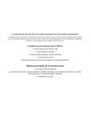 La importancia del estudio de la macroeconomía en mi formación profesional