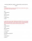 VALOR DEL DINERO EN EL TIEMPO Y EL ANÁLISIS DEL FLUJO DE EFECTIVO