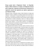 Ensayo grupal sobre el Reglamento Federal de Seguridad, Higiene y Medio Ambiente en el trabajo