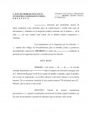 Escrito inical de demanda de divorcio