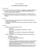 Secuencia didáctica “El conejito que quería ser feliz”