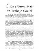 Ética y burocracia en Trabajo Social