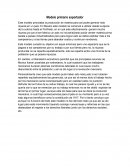 Modelo primario exportador Mexico