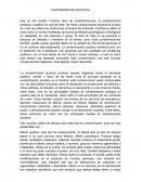 CONTAMINACIÓN ACÚSTICA es muy alta en las zonas del centro del país