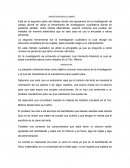 INVESTIGACION DE CAMPO. ENTREVISTA