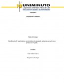 Identificación de las principales características de consumo de sustancias psicoactivas en jóvenes de 11° grado