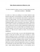 Duelo, Muerte resistencia al reflejo de la vida