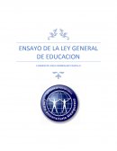 ENSAYO DE LA LEY GENERAL DE EDUCACION EN MËXICO