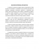SELECCIÓN DE PERSONAL POR OBJETIVOS