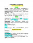 Guía segunda parcial- Derecho procesal civil