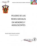PELIGRO DE LAS REDES SOCIALES EN MENORES Y ADOLESCENTES