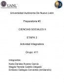 CIENCIAS SOCIALES II ETAPA 3 Actividad Integradora