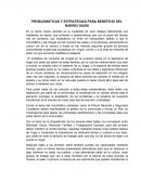 Ensayo PROBLEMÁTICAS Y ESTRATEGIAS PARA BENEFICIO DEL BARRIO OASIS
