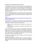 Análisis Crítico de la Actividad Comercial en Panamá