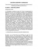 LECCIÓN 1 (GESTIÓN Y LIDERAZGO) INGLES