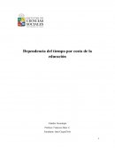 Dependencia del tiempo por costo en la educación