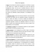 Como se da la Ética en los negocios (conceptos importantes