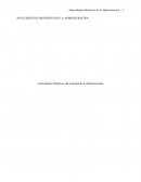 Antecedentes Históricos del concepto de la Administración