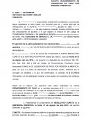 PLANILLA - INCUMPLIMIENTO DE PAGO DE PENSIÓN ALIMENTICIA