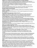 Capítulo uno: la función de la universidad pública en la historia Argentina