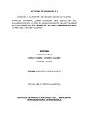 Actividad de aprendizaje Diagnóstico de necesidades de los clientes