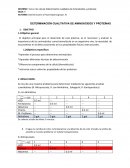 LA GRAN DETERMINACIÓN CUALITATIVA DE AMINOÁCIDOS Y PROTEÍNAS.