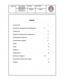 Manual de organización. Objetivos del Manual de Organización
