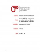 Causas del trato desigual de los padres hacia los hijos en los hogares según el género