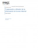 Tratamiento y difusión de la información en la era Internet