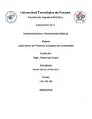 Laboratorio de Procesos y Equipos de Combustión