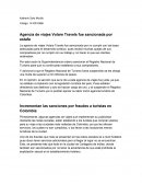 Agencia de viajes Volare Travels fue sancionada por estafa