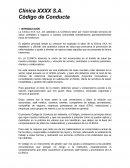 Código de conducta institucional INTRODUCCIÓN