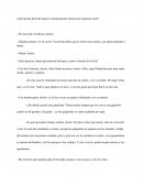 ¿Qué opción describe mejor la interpretación literaria del siguiente texto?