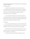 PROPUESTA PEDAGOGICA; PROYECTO DE FORMACIÓN EN CAPACITACIONES POR ENFOQUE DE COMPETENCIA