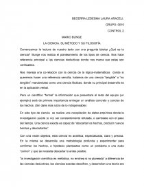 LA CIENCIA. SU MÉTODO Y SU FILOSOFÍA. Página 1