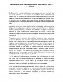 La importancia de las finanzas públicas en el nuevo gobierno; Retos y Desafíos