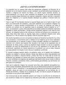 ¿Qué fue la catastrofe indigena?