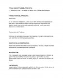 LA DROGADICCION Y SU IMPACTO ANTE LA SOCIEDAD ESTUDIANTIL