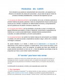 PSICOLOGIA DEL CLIENTE