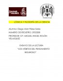 Ensayo del libro los habitos del pensamiento