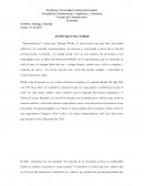 Analisis Economico "Especulaciones" Thomas Wolfe