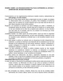 Reseña organizaciones políticas en europa