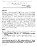 PLAN DE CLASES ANTROPOLOGÍA. II SEMESTRE 2017. DPTO ECONOMIA