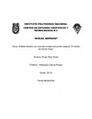 Análisis literario con sus tres niveles del primer capitulo “El retrato de Dorian Grey”