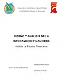 DISEÑO Y ANALISIS DE LA INFORAMCION FINANCIERA