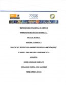 MATERIA: CONTROL 2 PRÁCTICA 1 “ESTUDIO DEL AMBIENTE DE PROGRAMACIÓN (IDE).”