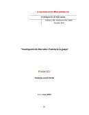 Investigación de mercados: Pastelería “La guapa”